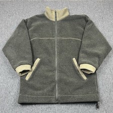 Musto Snugs Jacket Mens Large Green Full Zip Windstopper Fleece Outdoor Sailing