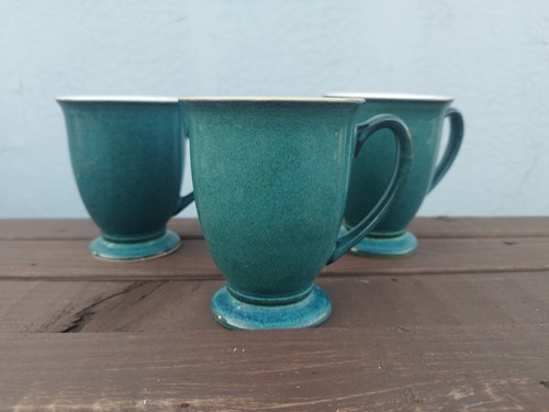 Denby greenwich footed mugs - greenwich,