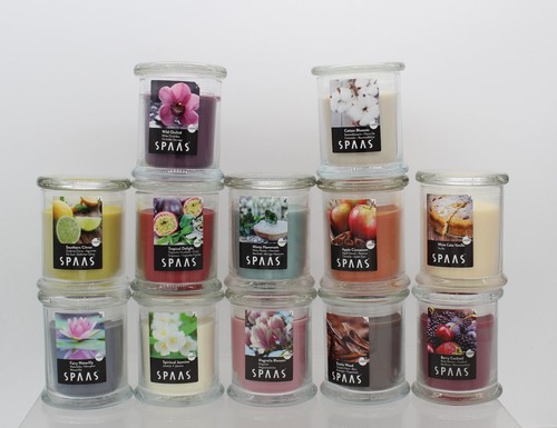 Spaas glass jar candle - glass,