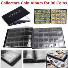 96 Coin Collectors Album For Coins 50P Olympic, Beatrix, Old 50P ,£2 ,£1 UK