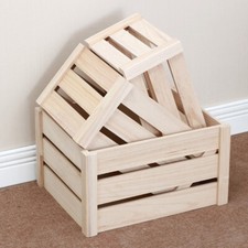 Wooden Crate Boxes Storage