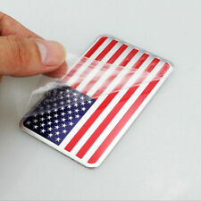 3D Metal USA American Flag Car