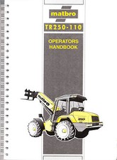 Matbro TR250-110 Operators