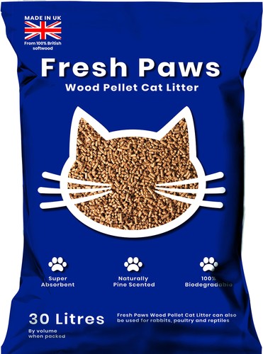 Premium wood pellet cat - wood,