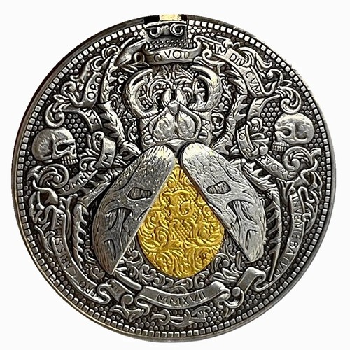 Roman booteen hobo - nickel, gold