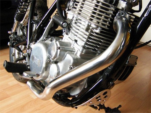 Manifold swept back - "swept, back"
