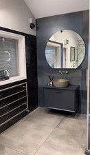 *EX-DISPLAY* FJORD 80CM VANITY UNIT FOR BASIN/BOWL - MATT GREY