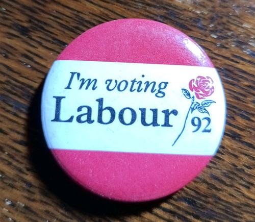 Vintage voting labour - labour, 1992