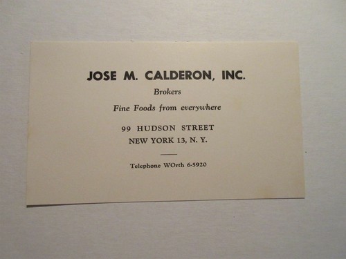 Vintage jose calderon fine - calderon,