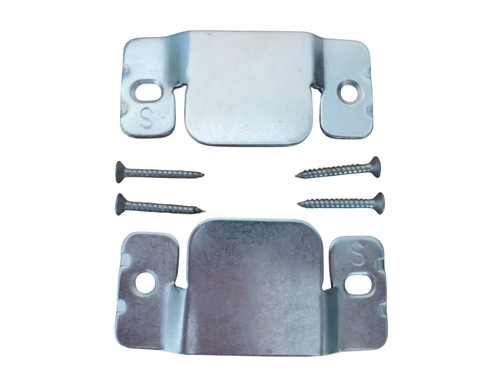 Pair metal sofa - of,