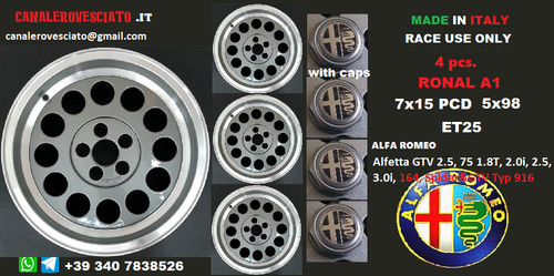 Alloy wheels ronal - ronal, 7x