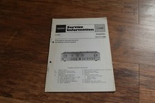 2 GRUNDIG Amplifier V2000 GB Vintage Retro HiFi SERVICE INFORMATION