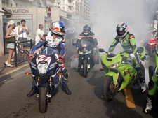 Ewan McGregor rides his