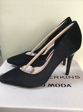 Dorothy Perkins Vera Moda ladies black heels - size UK 4