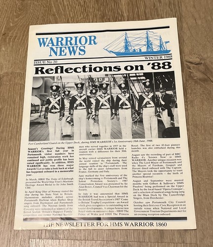 Hms warrior 1860 newsletter - hms,