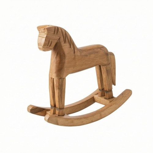 Wooden rocking horse - horse, tabletop