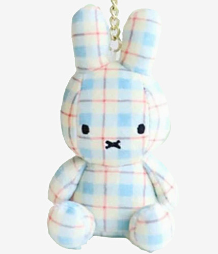 Miffy plaid fabric - miffy,