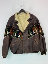 Vintage Brown Bomber Leather