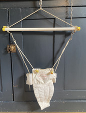 Vintage Cindico Baby Bouncer Made in England 1970s Nursery Prop Collectible
