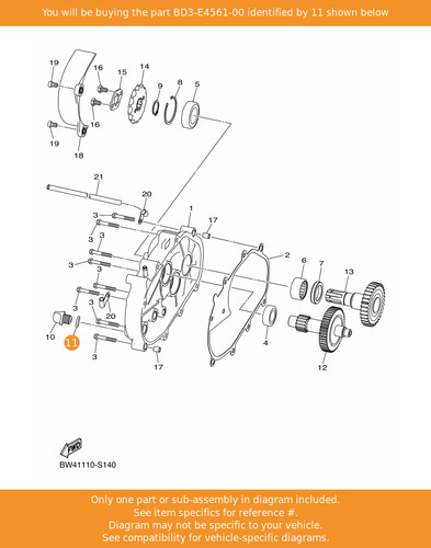 Yamaha ring bd3 e4561 00 - yamaha, bd3-e4561-00