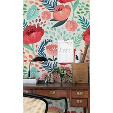Poppies wall mural Vintage
