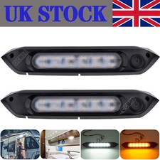 2X Dual LED Awning Light 12-24V w/Switch Waterproof 287mm Caravan Motorhome Boat