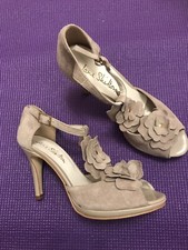 Gorgeous Fine Taupe Suede Jane
