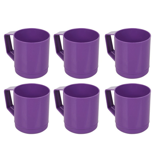 6pc mugs set colorful - colorful, tumbler