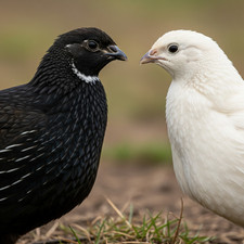 Black and White Edition Quail