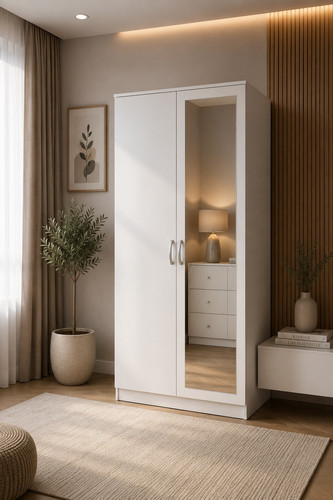 Ready assembled white door - ready,