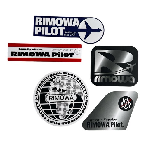 Rimowa pilot travel stickers - rimowa,