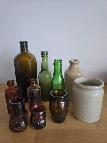 Collection vintage bottles - collection,