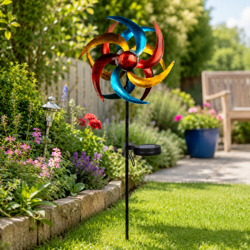 Solar powered garden - solar,
