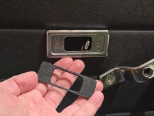 Classic mini door lock cover