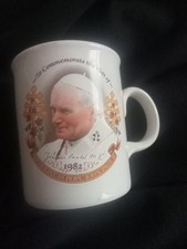 Pope John Paul ll Visit To Liverpool Mug 1982