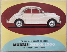 Morris Minor 1000 Brochure