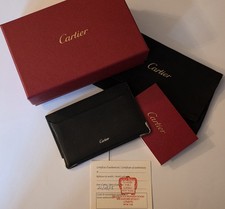 Cartier Black Calf Leather