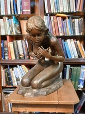 Large Water Feature Bronze Woman Statue