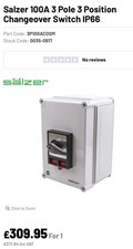 Salzer 100A 3 Pole 3 Position