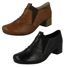 Ladies Rieker Slip On Trouser Shoes - 41657