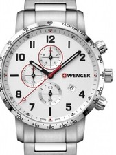 Wenger 01.1543.110 Attitude Chonograph Mens Watch 44mm 10 ATM