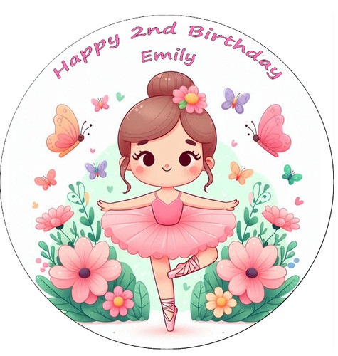 Pink princess ballerina - princess,