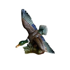 Mallard Duck Figurine Decorative Ornament - H: 14.5 cm - Excellent Condition