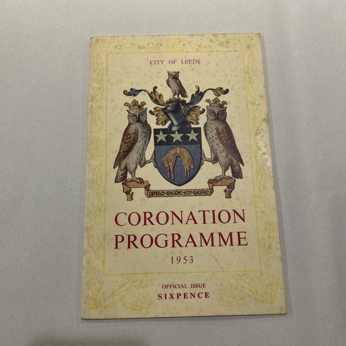 Coronation programme 1953 - coronation,