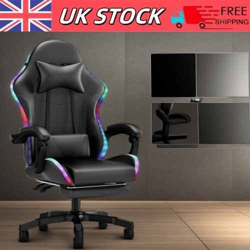 Reclining gaming chair - reclining, with