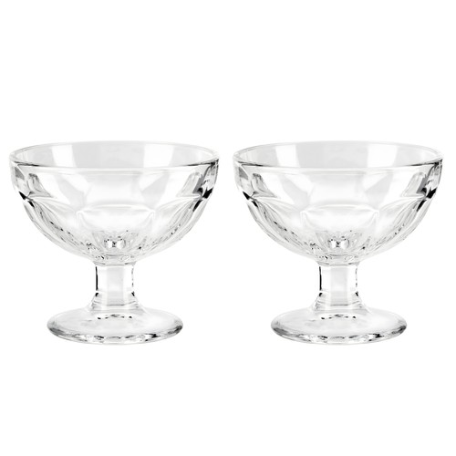 Glass dessert bowls set - dessert, of