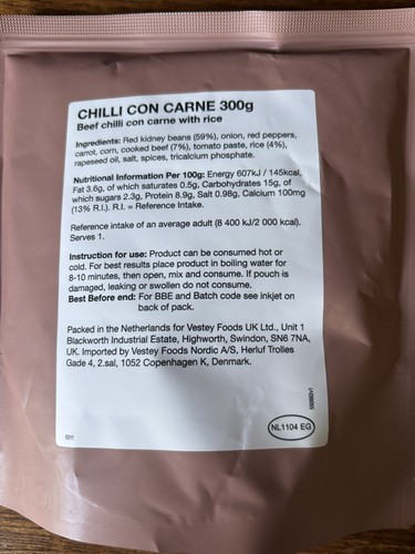 British army mod - british, mre