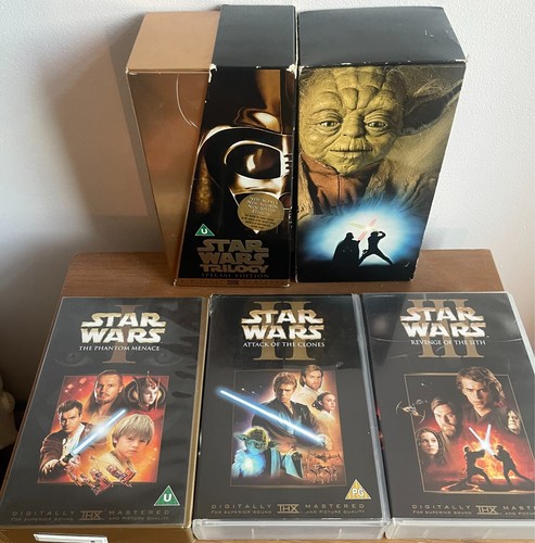 Star wars vhs bundl includes - wars,