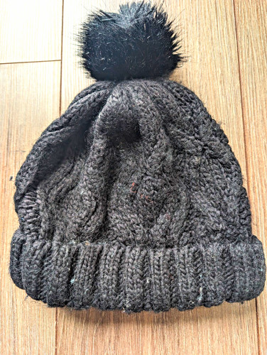 Womens black cable - hm, knit