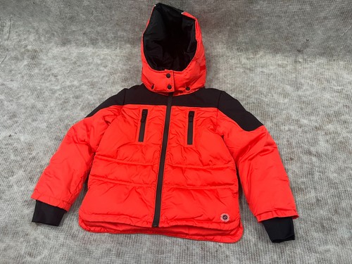 Gucci orange hooded puffer - gucci,